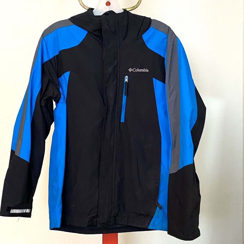 Columbia Black and Blue Sportswear Jacket